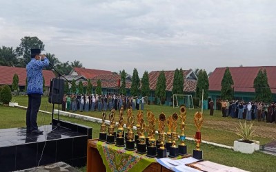 ABSI dan OSIS SMA Negeri 1 Muaro Jambi Adakan Upacara Puncak Hari Sumpah Pemuda Tahun 2021