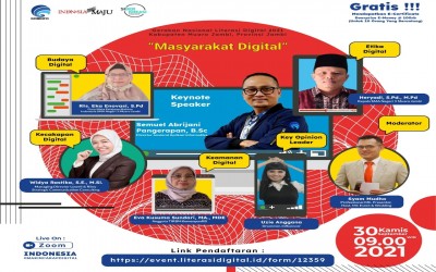 SMA Negeri 1 Muaro Jambi Dukung Kegiatan Webinar “Indonesia Makin Cakap Digital”